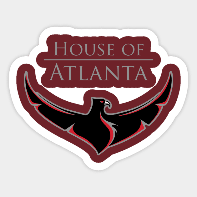 House of Atlanta Sticker by SteveOdesignz